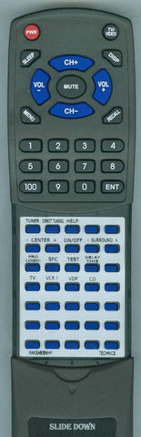 TECHNICS RAKSA606MHP Replacement Remote