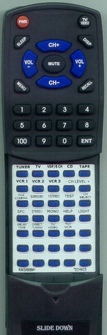TECHNICS RTRAKSA608MH Replacement Remote