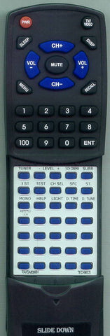 TECHNICS RAK SA609MH Replacement Remote