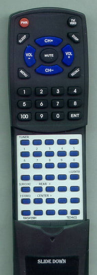 PANASONIC RTRAKSA723MH Replacement Remote