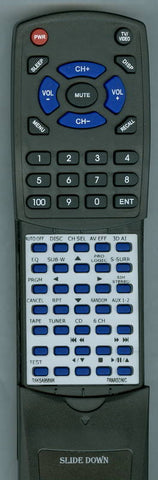 PANASONIC SCAK78 Replacement Remote