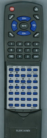 TECHNICS RAK-SC301X Replacement Remote