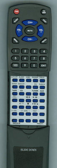 PANASONIC RTRAKSC961WK Replacement Remote