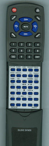 PANASONIC RTRAKSC961WK Replacement Remote