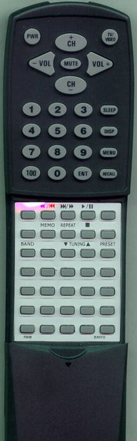 SANYO RTRB49 Replacement Remote