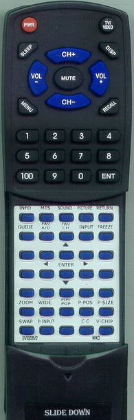 NIKO RC00104P Replacement Remote