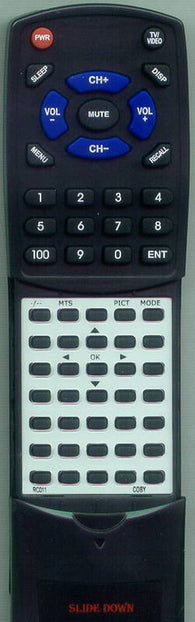 COBY TFTV3201 Replacement Remote