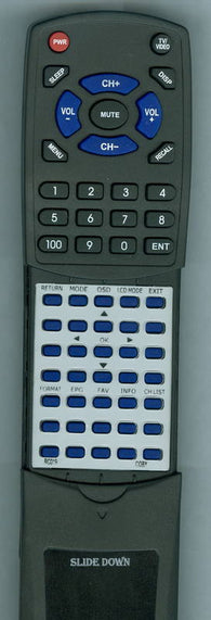 COBY TFTV891 Replacement Remote