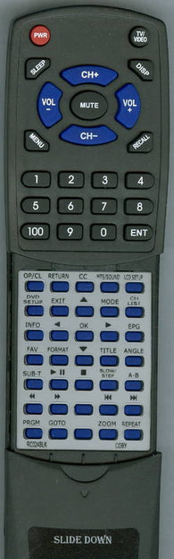 COBY RTRC024BLK Replacement Remote