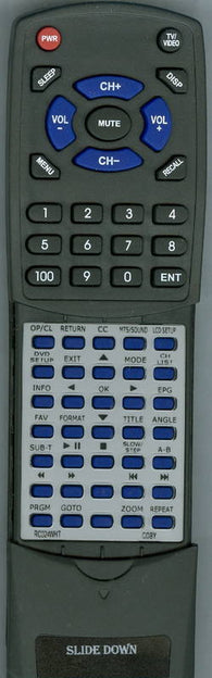 COBY RTRC024WHT Replacement Remote