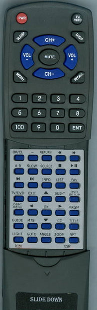 COBY TFDVD2295S2 Replacement Remote