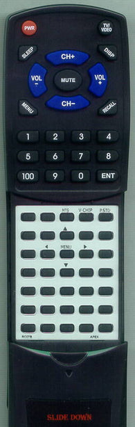 APEX RC07B Replacement Remote