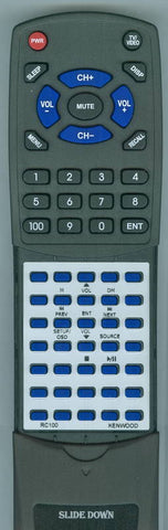 KENWOOD RTRC100 Replacement Remote