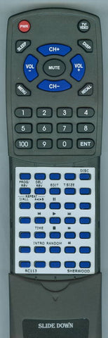 SHERWOOD CDC5090R08 Replacement Remote