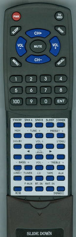 SHERWOOD RX-4503 Replacement Remote