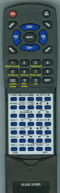 ONKYOINSERT RC208S Replacement Remote