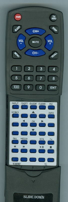 TCL RTRC3000N01 Replacement Remote Control