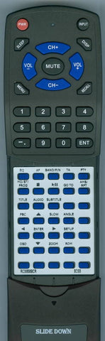 BOSS RC306S6BCR Replacement Remote