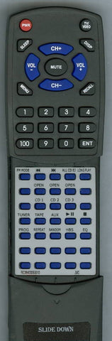 JVC PCXC350 Replacement Remote