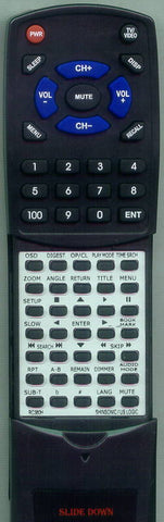 SHINSONIC DVDA833 Replacement Remote