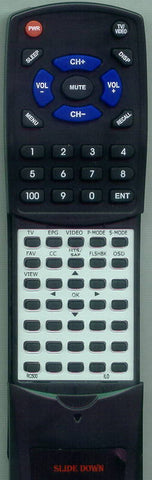 ILO HDTV260RC500 Replacement Remote