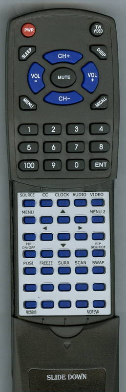 MOTEVA RTRC4002 Replacement Remote Control