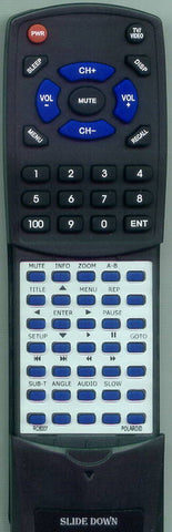 POLAROID PDM0743 Replacement Remote