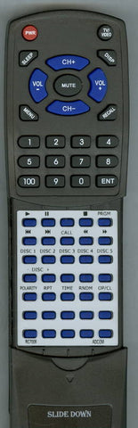 ADCOM RC6 Replacement Remote