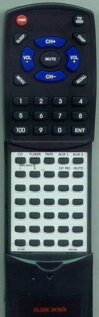 ADCOM GFP750RC Replacement Remote