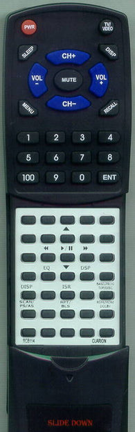 CLARION RCB114 Replacement Remote
