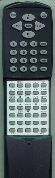 CLARION RCBD74 Replacement Remote
