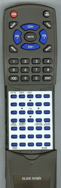 ACCESS DTA1080U Replacement Remote
