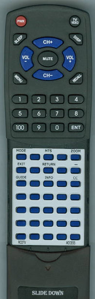 ACCESSHD RCDTV Replacement Remote
