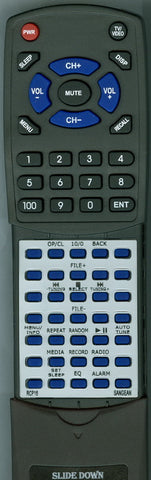 SANGEAN RTRCP16 Replacement Remote