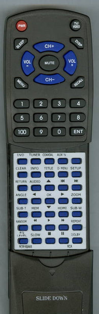 RCA RCR192AA3 Replacement Remote