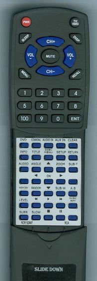 RCA RCR 192 AA7 Replacement Remote