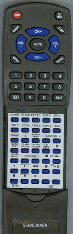 NAD RC-T750 Replacement Remote