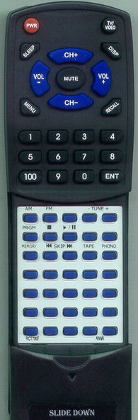 AIWA RCT790F Replacement Remote