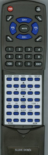 ADCOM GTP 830 Replacement Remote