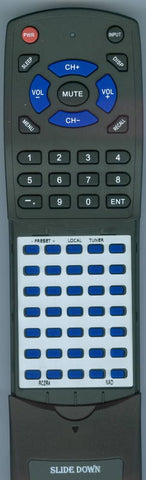 NAD T765 ZONE 2 Replacement Remote