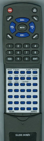 SHERWOOD RD6105 Replacement Remote