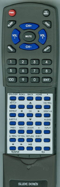 RCA RTRE20QP228 Replacement Remote