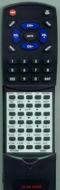 DAEWOO DVG9100N Replacement Remote