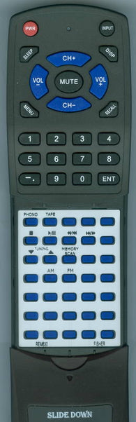 FISHER RTREM630 Replacement Remote