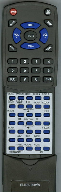 G RTREMHMW5034DT Replacement Remote