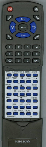 G REMHMW5034DT Replacement Remote