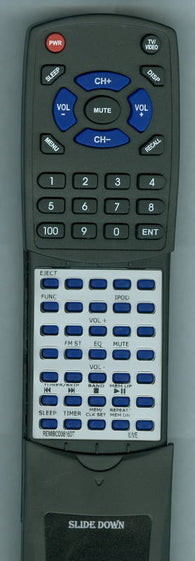 G RTREMIBCD3816DT Replacement Remote