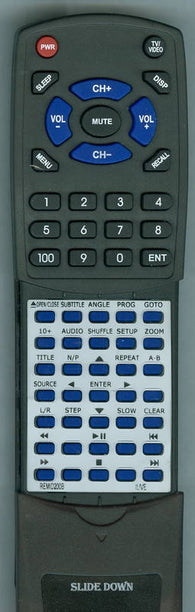 ILIVE RTREMID200B Replacement Remote