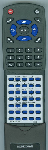 ILIVE RTREMISP500 Replacement Remote