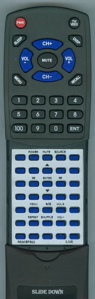 ILIVE REM-ISP822 Replacement Remote